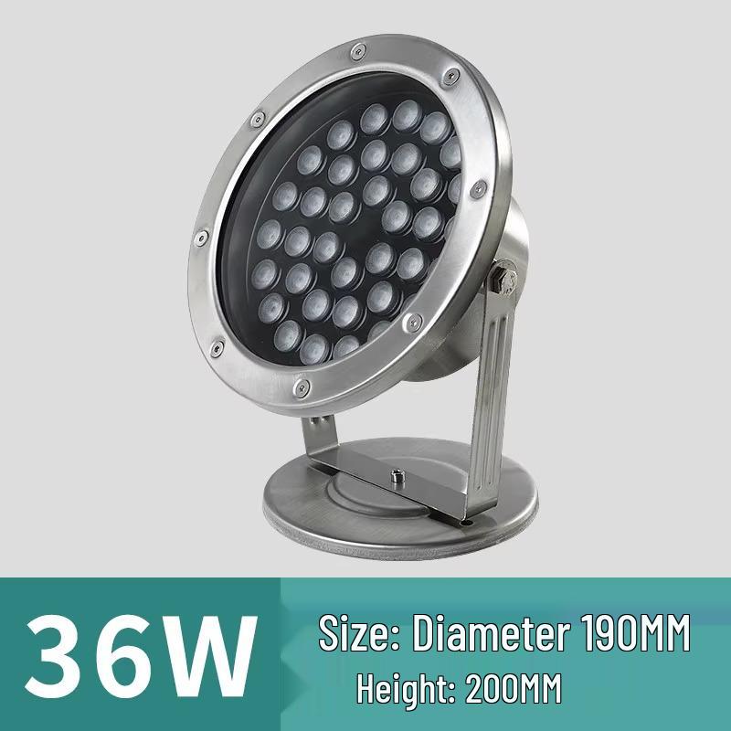 Светодиодный водонепроницаемый прожектор для пруда: Светильник для аквариума и пруда с вариантами 12В 3Вт/6Вт/12Вт