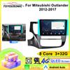 4G+WIFI Car Radio For Mitsubishi Outlander 3 2012-2017 2018 Stereo Multimedia Player Android 12 GPS Navigation Head Unit Carplay