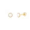 Пирсинг LUNNE 14k с жемчугом в глухом закреплении (14-каратное золото) c04