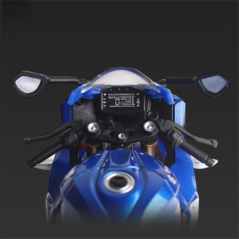 1/12 Suzuki GSX-R1000R Alloy Sports Motorcycle Model Diecast Toy Street Cross-Country Motorcycle Model Sound and Light Kids Gift