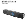 Беспроводной динамик Bluetooth-совместимый Двойной рожок Стерео Сабвуфер Громкоговоритель Саундбар Для домашнего использования Высокая громкость Ноутбук ПК