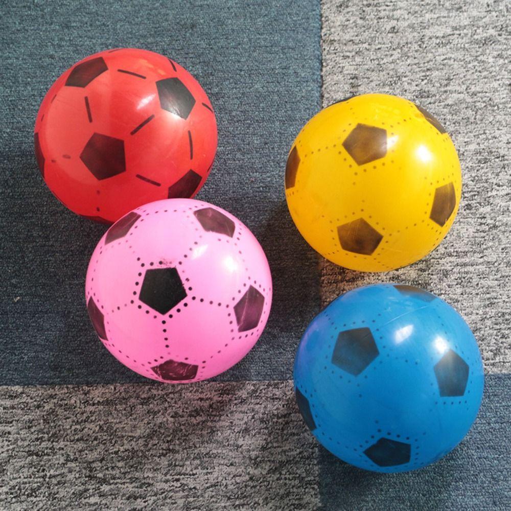 Sports Inflatable Football Rubber Beach Balls Training Ball Elastic Balls Outdoor