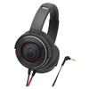 Audio Technica SOLID BASS Portable Headphones Heavy Bass Black Red BRD ATH-WS550