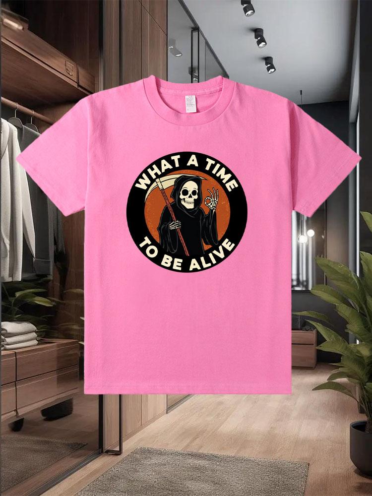 2025 Summer New 100% Pure Cotton Men's T - Shirts Trendy Design