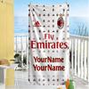 Ac Milan Personalized Name Beach Towel High Absorbency & Quick-Dry Portable for SwimmingBeachCamping Travel Beach AccessoriesGym