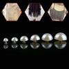 30/50pcs Hat Bag DIY Decoration Crafts Cloth Button Half Round Pearl Rivets Scrapbooking