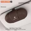 Car Suede Sunglasses Storage Box Visor Glasses Clip Alfa Romeo GT 147 156 159 Giulia Tonale Stelvio Giulietta Mito Milano Gloria wnp522