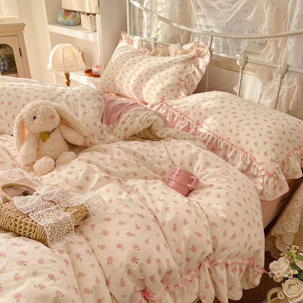 Class A Lace Bed, Pure Cotton, Cotton Bed Sheet, Quilt Cover, Dormitory Bedding