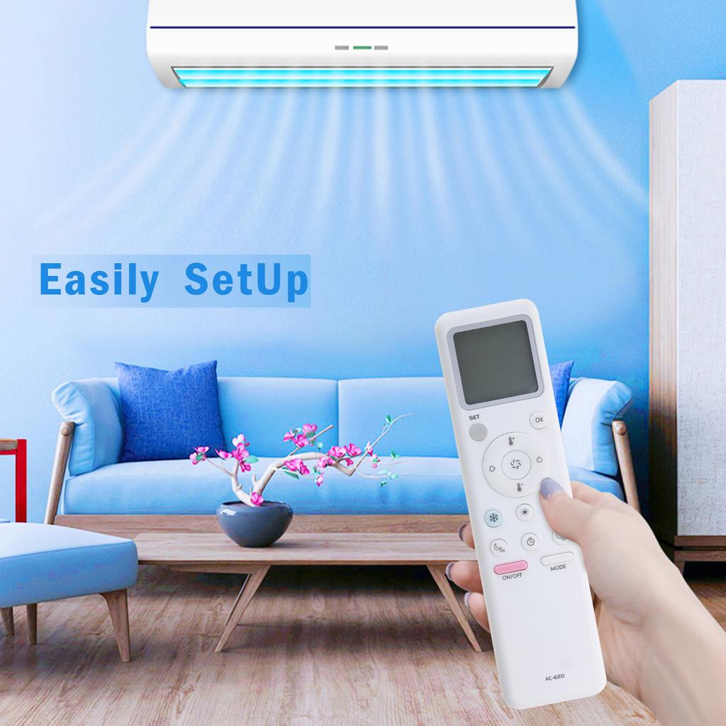 Efficient Air Conditioner Remote Control A/C Conditioning Remote Controller AC-E20 Universal Type for Temperature Adjust