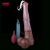 Faak Long Squirting Horse Dildo With Sucker Silicone Ejaculation Penis Size M L Spray Liquid Function Sex Toys Mixed Color