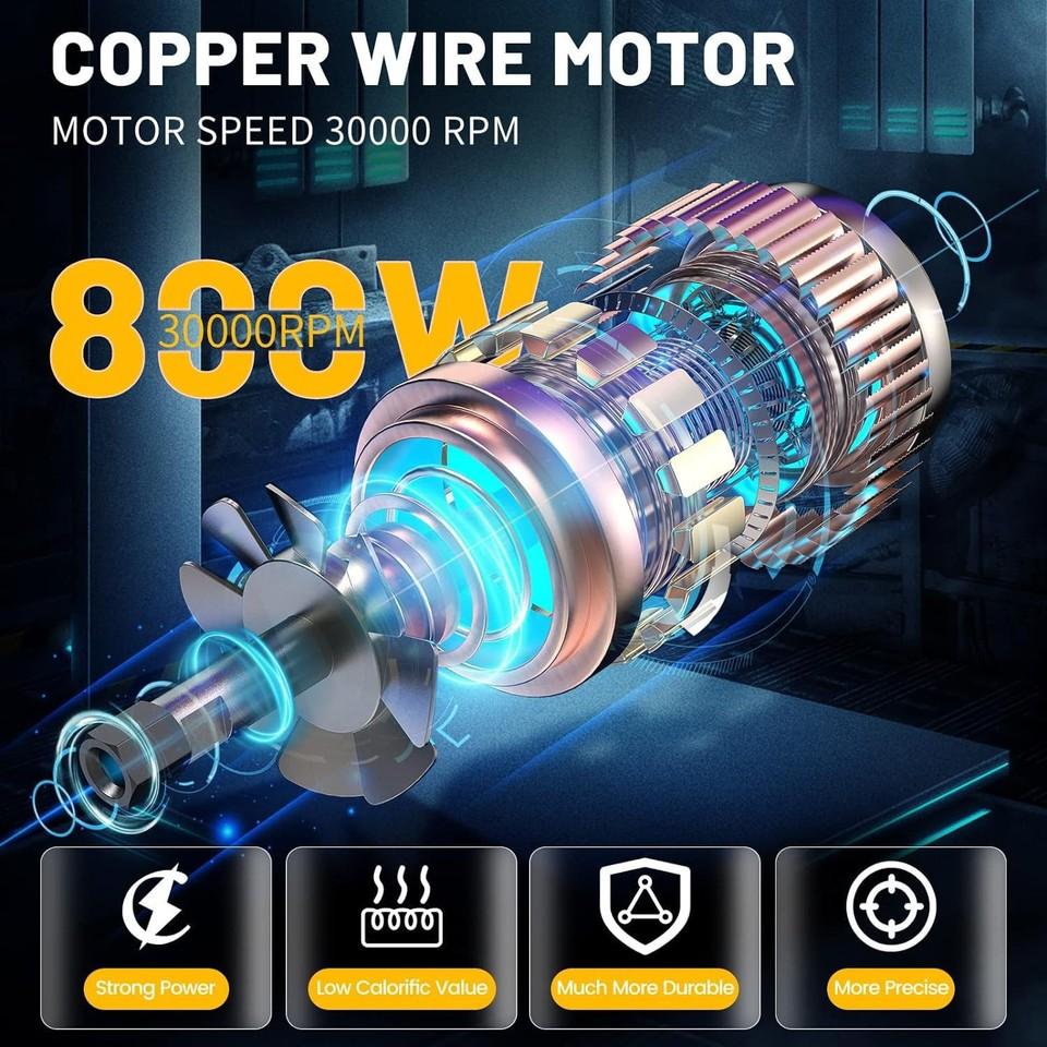 Router, Edge Router, Electric Hand Router, Milling Machine, 30000 RPM, 800W, Wood