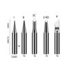 5pcs I+B+K+2.4D+3C Soldering Iron Pure Copper 900M Soldering Iron Head Set Inside Hot Bare Copper Electric Soldering Iron Tip