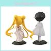 Sailor Moon Tsukino Usagi And Chiba Mamoru Pvc Action Figure Set With Collectible Anime Characters For Fans