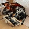 1P Ccamera Umbrella-8-Rib Reinforced, Automatic Open, Lightweight & Durable, Cute Fashion Accessory for Outdoor-Q203