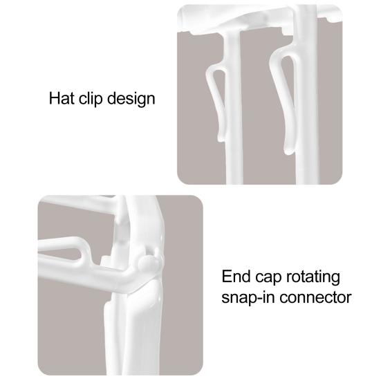 2 шт. Складная вешалка-худи, пластиковая сушилка для одежды, растягивающаяся, сверхпрочная, противоскользящая одежда