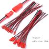 10 Pairs 22 AWG JST Plug Connector 2 Pin Male Female Plug Connector Cable Wire for LED Lamp Strip RC Toys Battery Adapter 10cm