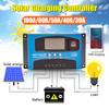 30/40/50/60/100A MPPT контроллер заряда солнечной батареи двойной USB ЖК-дисплей 12 В/24 В автоматический регулятор зарядного устройства панели солнечных батарей с нагрузкой