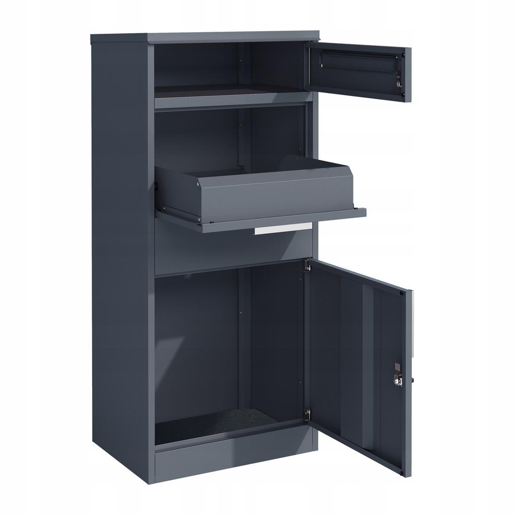 BOX FOR COURIER PARCELS, LETTERS, PARCEL XXL, large, spacious