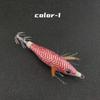 Luminous Coating Egi Jig Bait UV Glow Horizontal Jig Lure Sharp Squid Jig Lure  Saltwater Use
