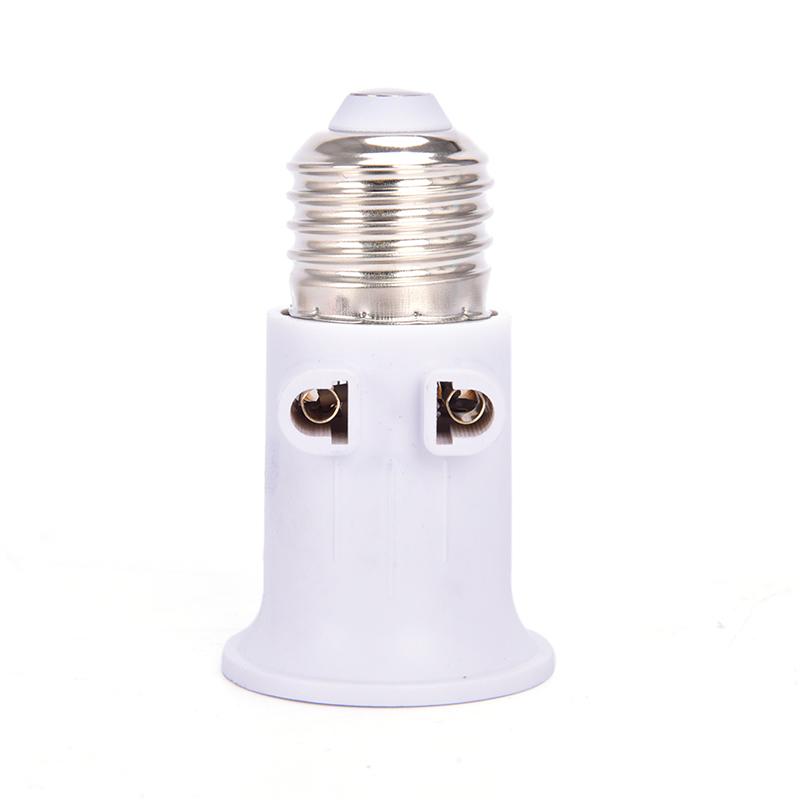 Pbt Fireproof E27 Bulb Adapter Lamp Holder Base Socket Conversion With Eu Plug