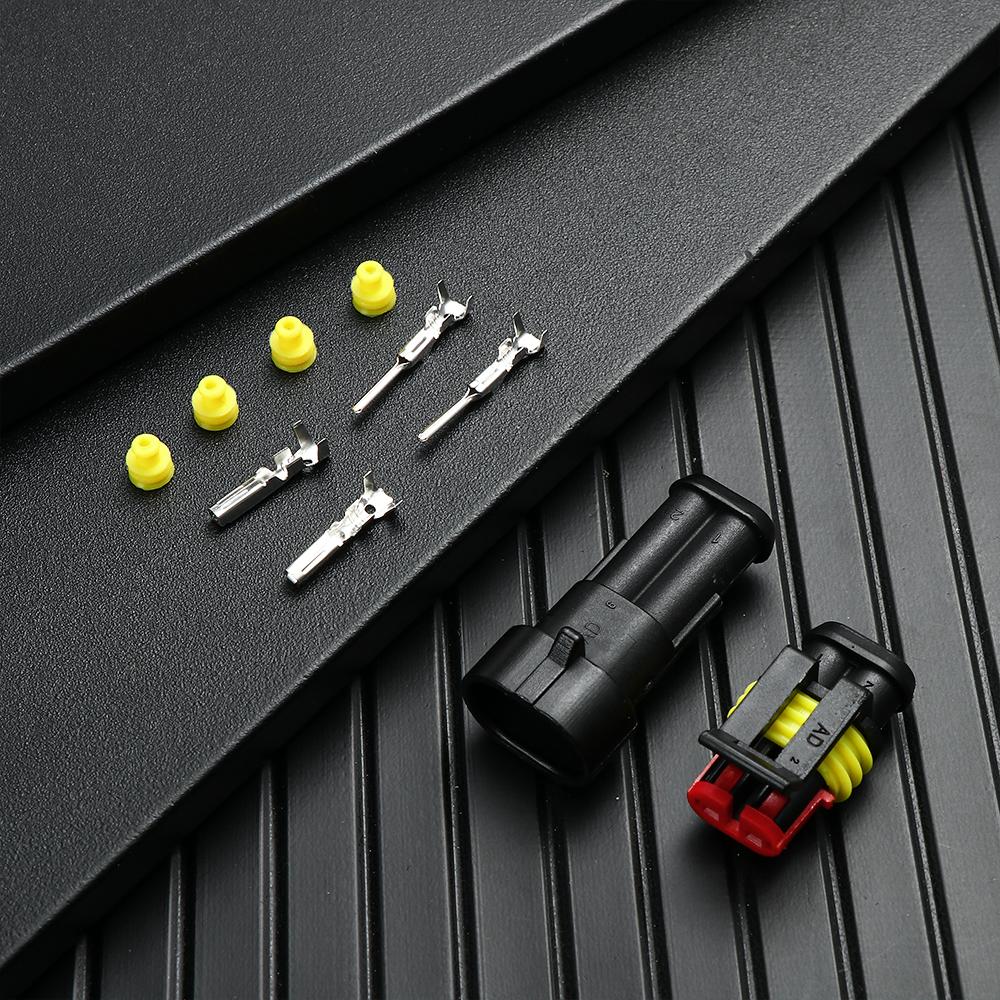 Высококачественные герметичные автомобильные разъемы с кабелем и гнездом 12 В 2-контактный электрический провод