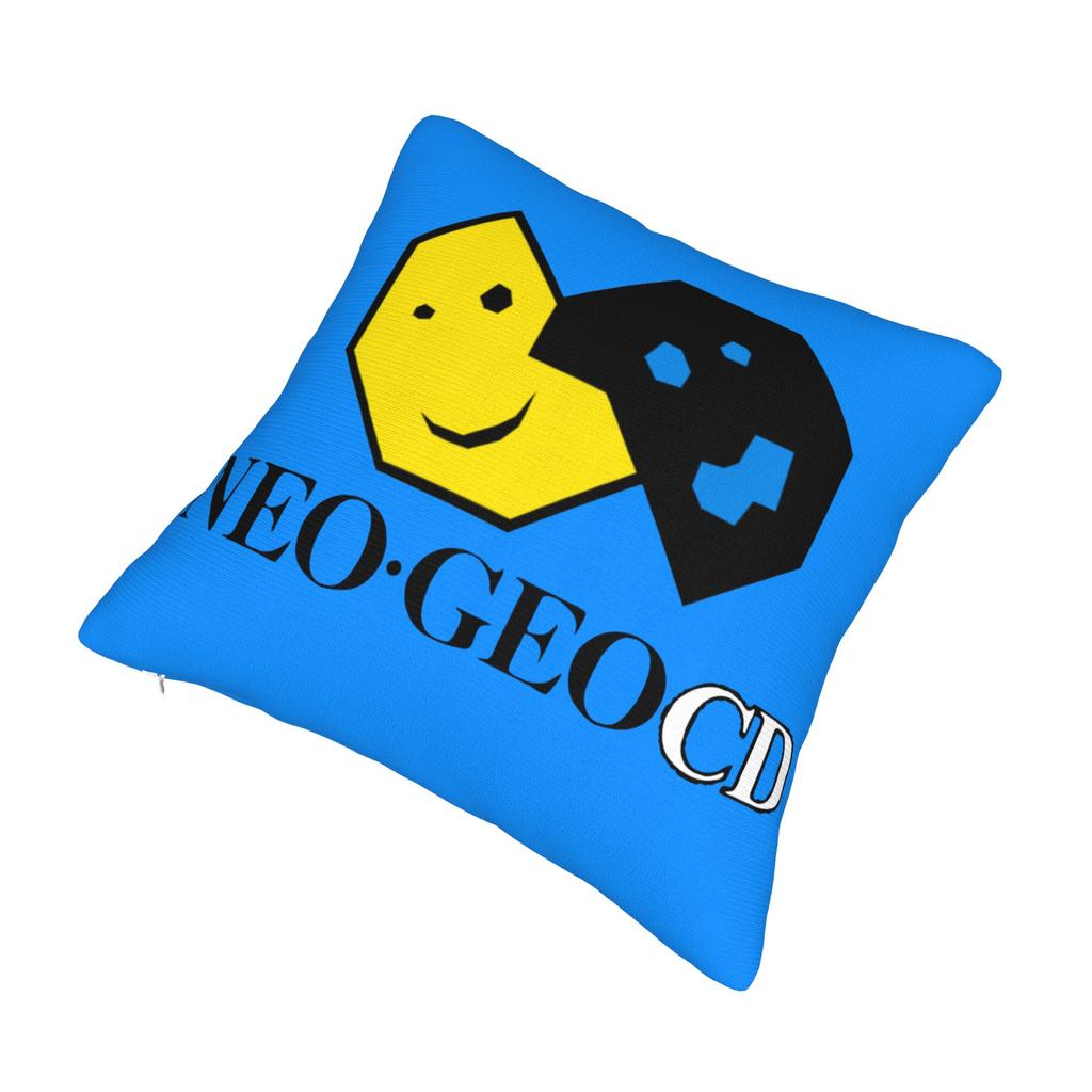 Подушка с логотипом Neo Geo CD Наволочка Печатный полиэстер Чехол для подушки Подарок Чехол для подушки Стул 40*40 см