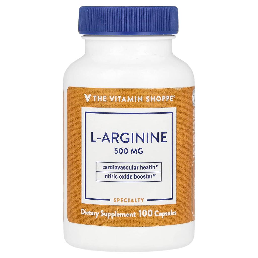 the Vitamin Shoppe L-arginine, 500 Mg, 100 Capsules