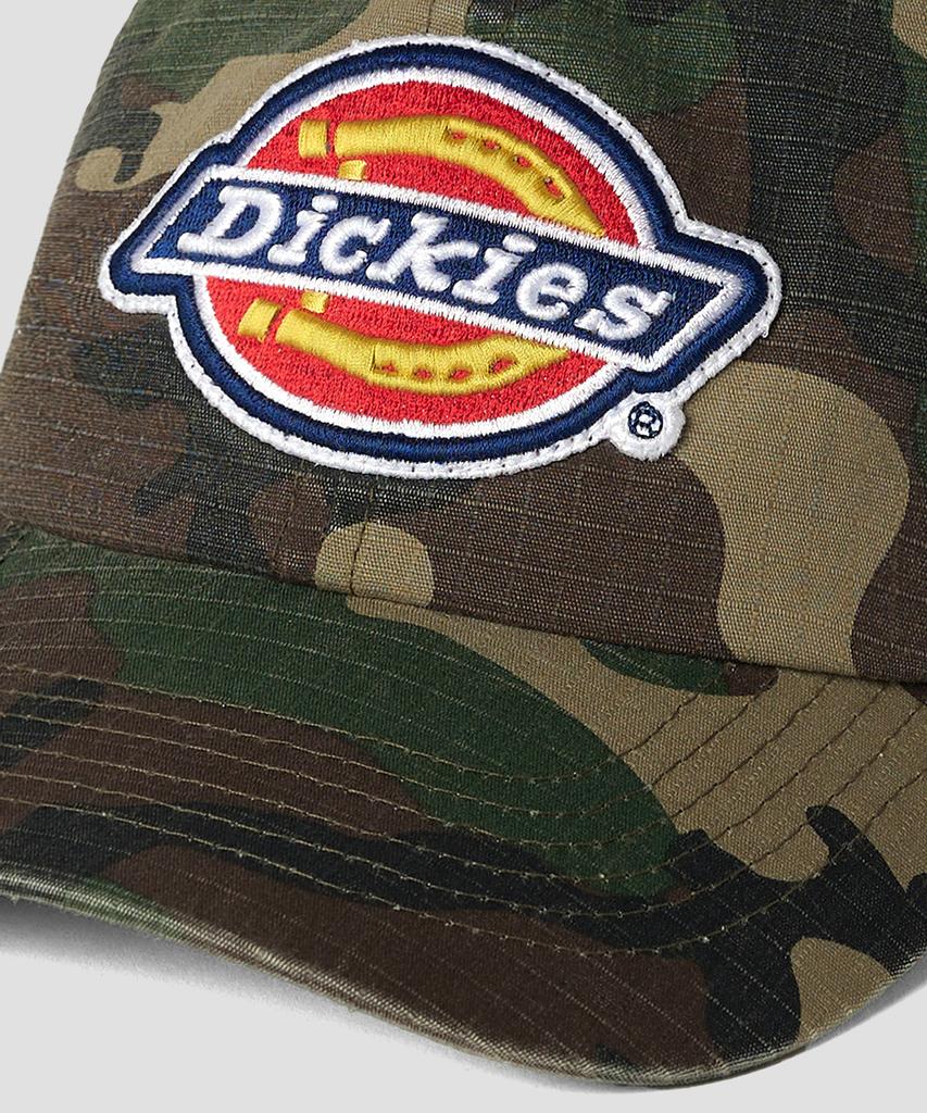 DICKIES Big Logo Washed Ball Cap Camo