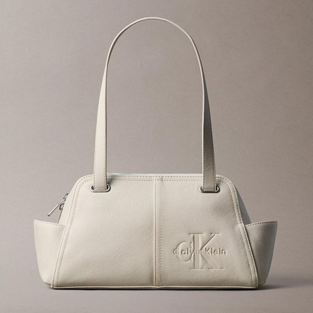 Calvin Klein Women Pocket Monologo Shoulder Bag 4f3688g Acg