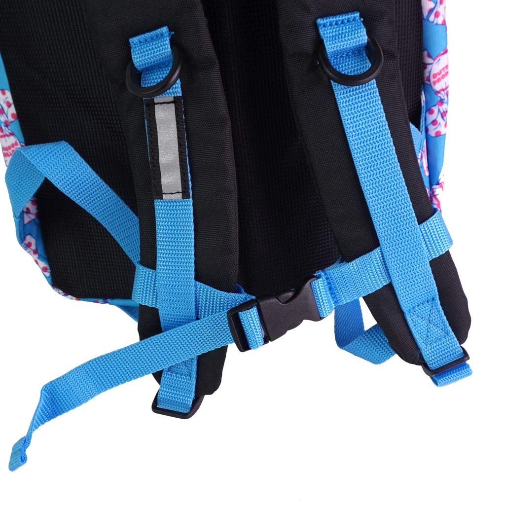 Rucksack Bag for Heart Going Stylish [Emono] [OUTDOOR] Kids, Lightweight, Cute, Flower, Star, Pattern, Casual, Fashion, Travel, Out, (Black Dot)