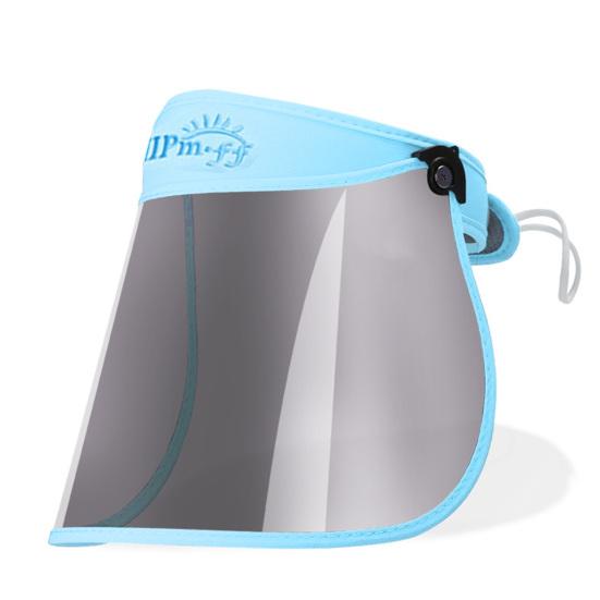 Women Sunhat Block Sunlight Anti-UV Rotary Face Shield Empty Top Visor Clear Visual Field Sun Hat Face Protection Cover Cycling Sunshade Cap