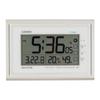 Часы настенные CASIO радиоволновые цифровые всегда на связи среда обитания температура влажность календарь дисплей белый В18 x Ш26 x Г3.5см IDL-150NJ-7JF