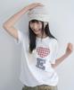 Mimdeowodeulobeu Привет Мир Пэчворк Любовь Футболка_Белый