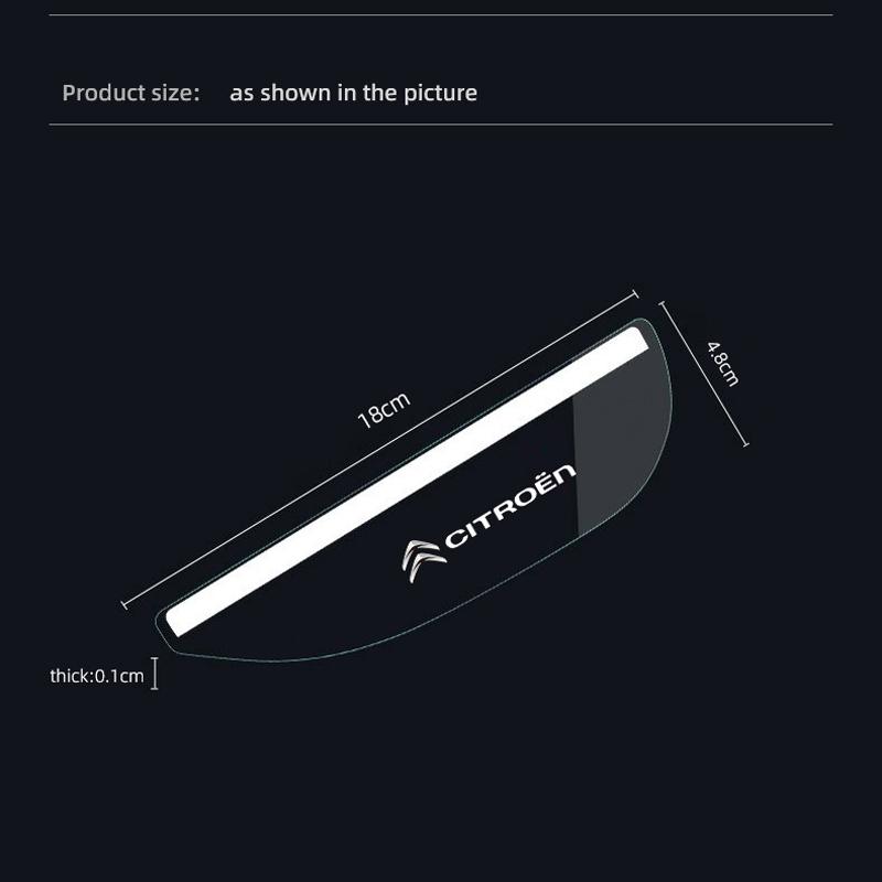 Козырек от дождя на зеркало заднего вида для Citroen C4 C3 C5 C5X e-C4 X e-C3 C-Elysee Berlingo C1 C6 C-Crosser