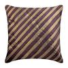 Sham Pillow Cover Purple Euro Pillowcases Silk European Striped Pintucks Textured Modern Euro Pillowcases - Unfolding Purple Copper