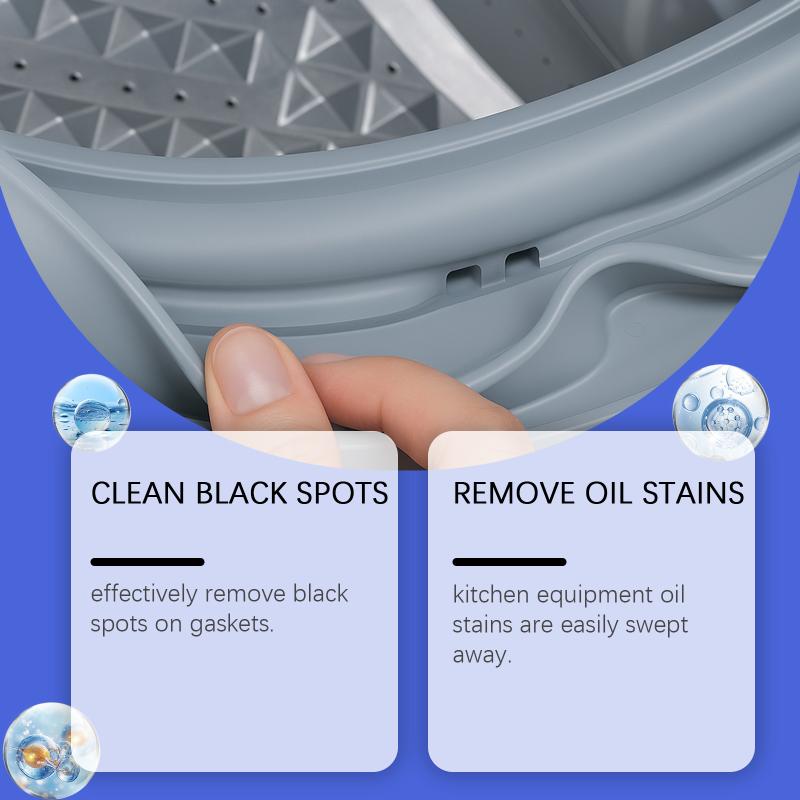 Household Mold Mildew Cleaner Gel Powerful Stain Remover for Bathroom Tile Grout Washing Machine Wall No Rinse Needed
