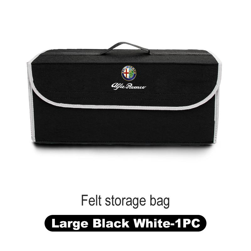 VLFHQ1 Car Trunk Storage Box Organizer Foldable Stowing Container Bag For Alfa Romeo 159 Giulietta Giulia 147 Mito 156 166 GT Stelvio