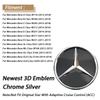 pbfvl2 2025 Hot 3D Mirror Front Grille Emblem For Mercedes Benz A/B/C/E/S/R/ML/SL W176 W246 W205 W212 W207 W217 W251 R231 W166 X166 X15