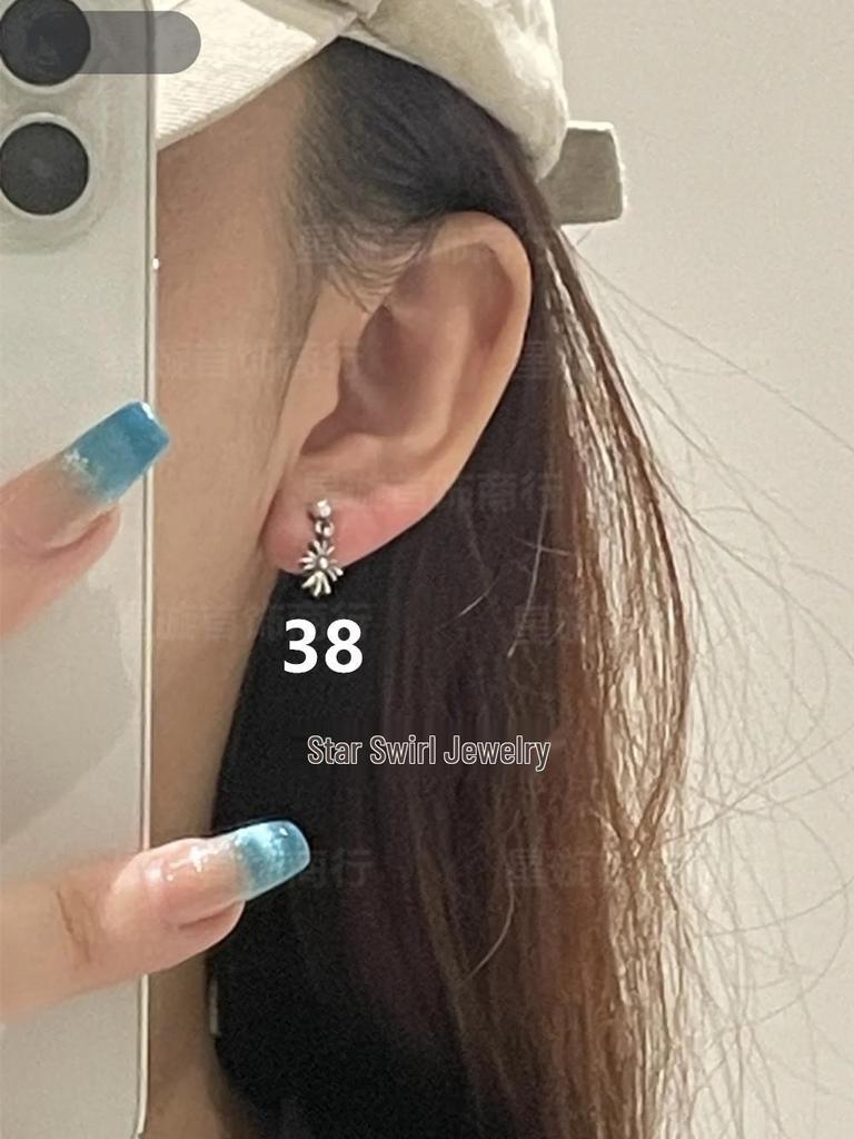 Новые висячие серьги G-Dragon с цветными бриллиантами для мужчин и женщин, белая медь, тайское серебро, серебряная игла s925