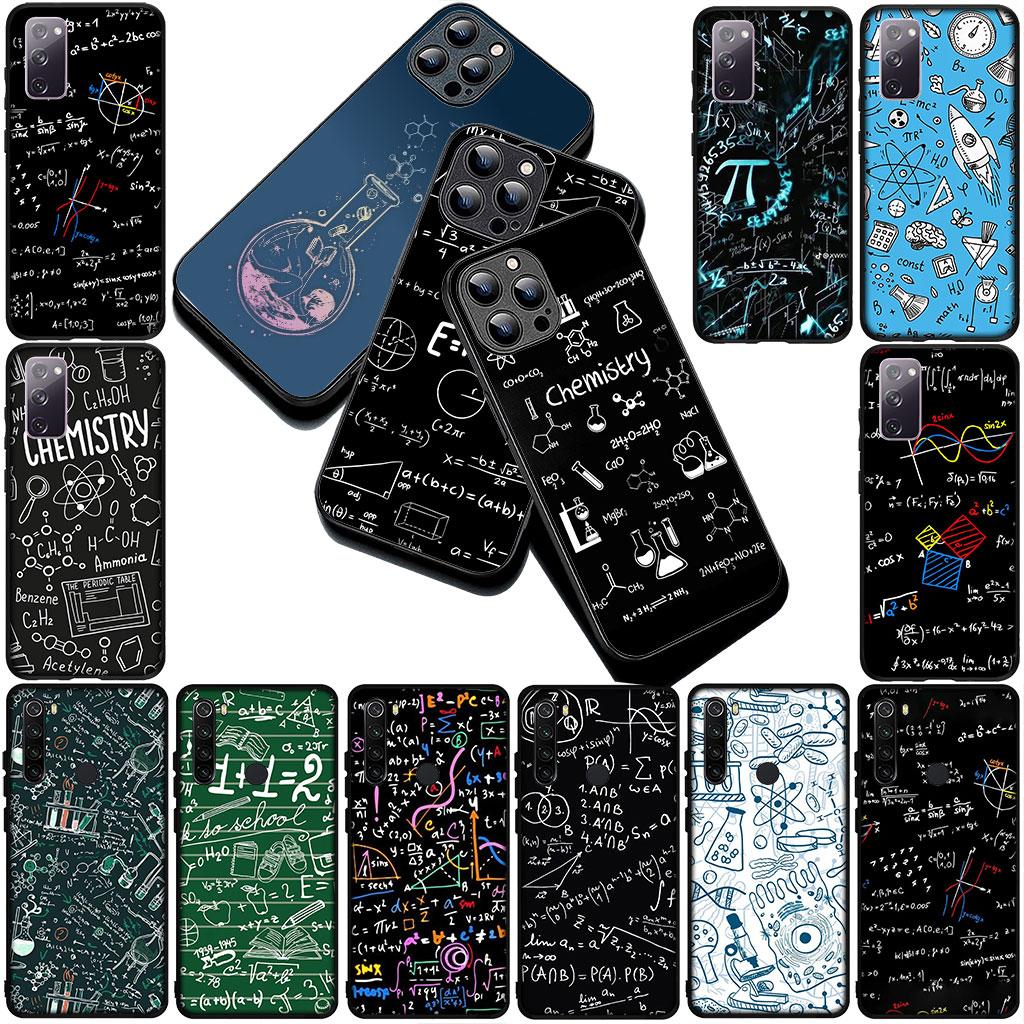 Чехол для телефона Apple iPhone 17 Air 12 13 Pro Max Mini ProMax 7 + 8 Plus 7+ 8+ Мягкий чехол Химическая Математическая Формула Уравнение
