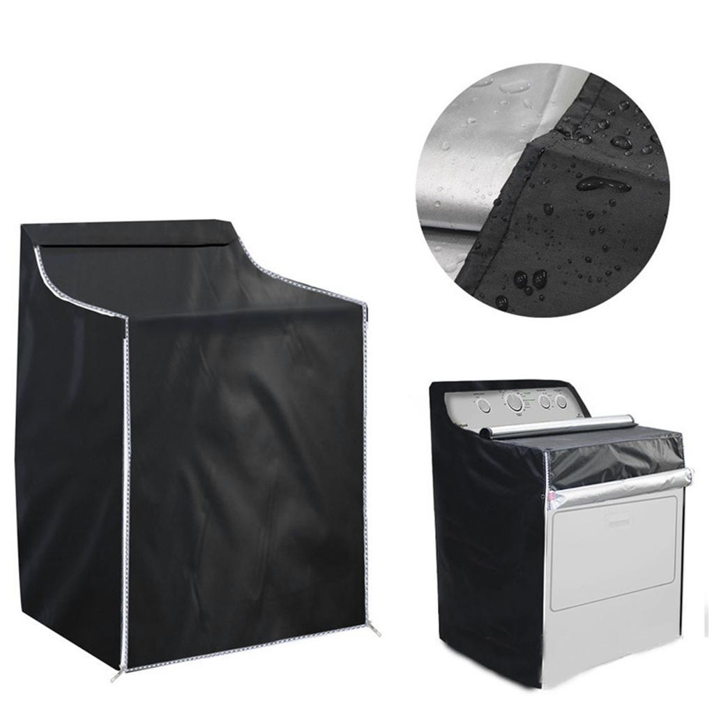 Washing Machine Cover Dust Cover  Oxford Cloth Universal Full Automatic Drum Washer Protector for Dryer Covers with Zipper