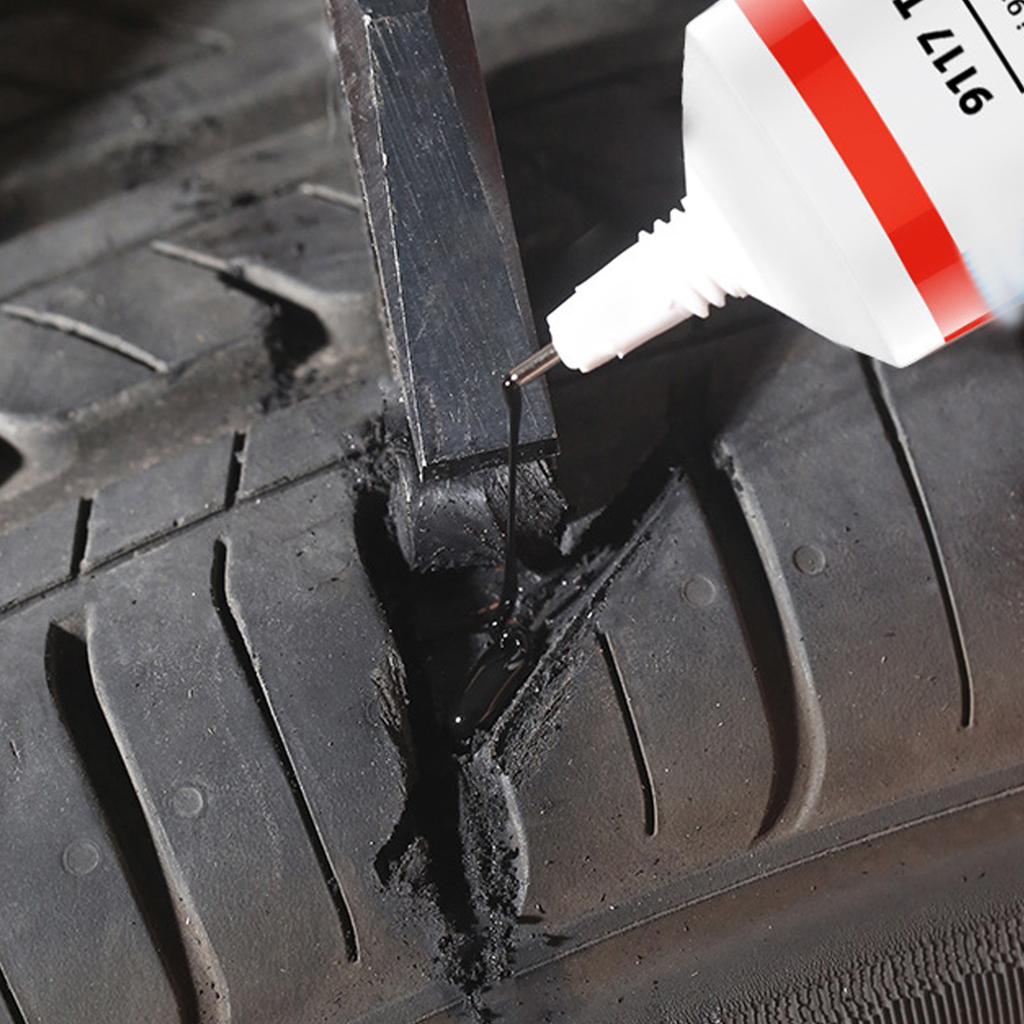 15ml/60ml Tire Sealant Rubber Strong Adhesive Tyre Repair Glue Rim Repair Kit for Car/Motorcycle/Bicycle Tire Patch Glue