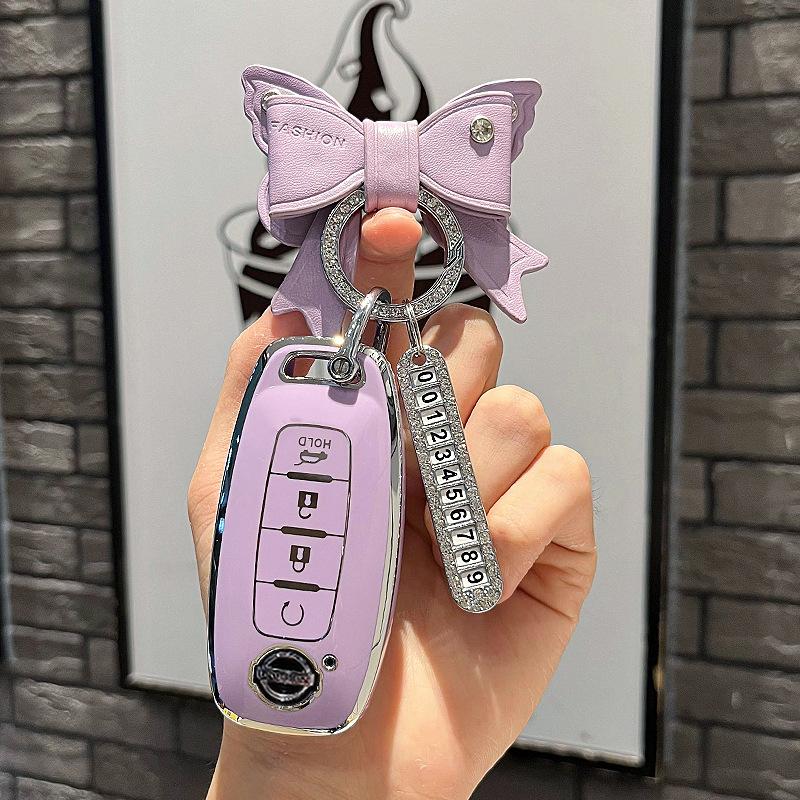 Специальный чехол для ключей Nissan Teana2023Новый высококачественный защитный чехол для пряжки сумки