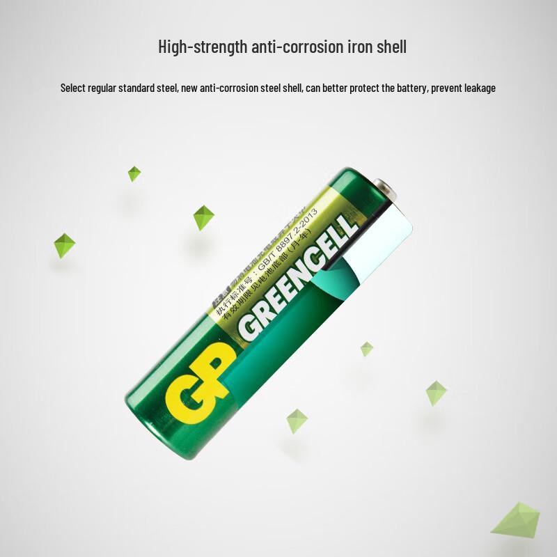 GP AA Carbon Batteries CN plug (adapter included)