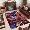 Atletico Madrid Customize Your Name Floor Rug Office Rug Perfect for Kitchen Foyer Living Rooms Study room Antislip Carpet Anime Office Decor
