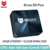 BMAX MNI PC B9 Plus Intel 12th Gen Core i5-1250P 4,4 Ghz 24GB LPDDR5 RAM 512GB SSD WiFi 6 Bluetooth 5,2 Desktop Computer