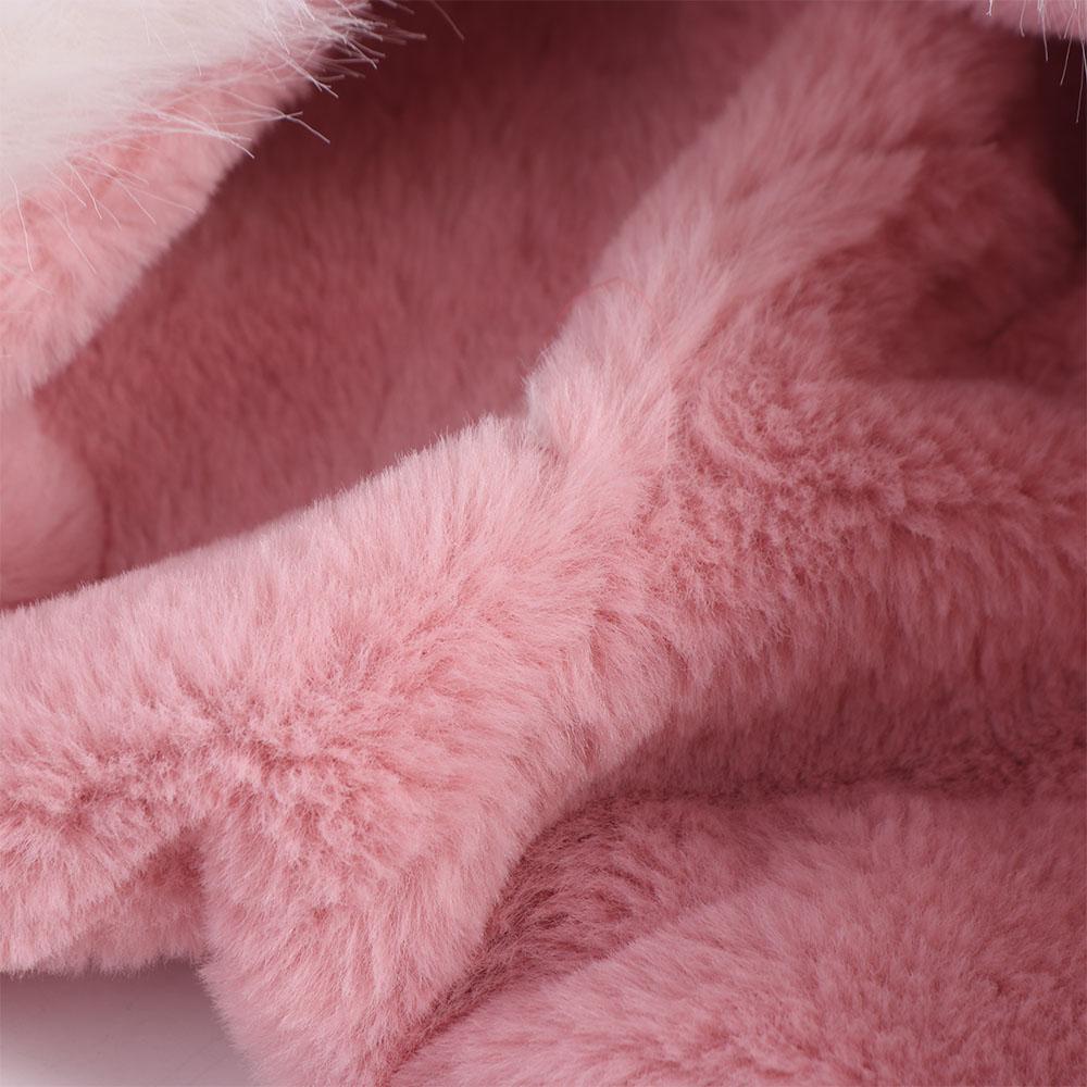 Корейская милая шапка с медвежьими ушками, плюшевая женская пушистая шапка, модная панама из искусственного меха, зимняя