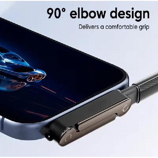 Type C Phone Charging Bracket Adapter 240W Fast Charging OTG USB-C Male to USB-C Female Converter With foldable Holder 3