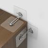 10PCS Strong Self-adhesive Bookshelf Shoe Cabinet Wardrobe Wall Bracket Fixed Patch For Child Protection No Punching To Prevent