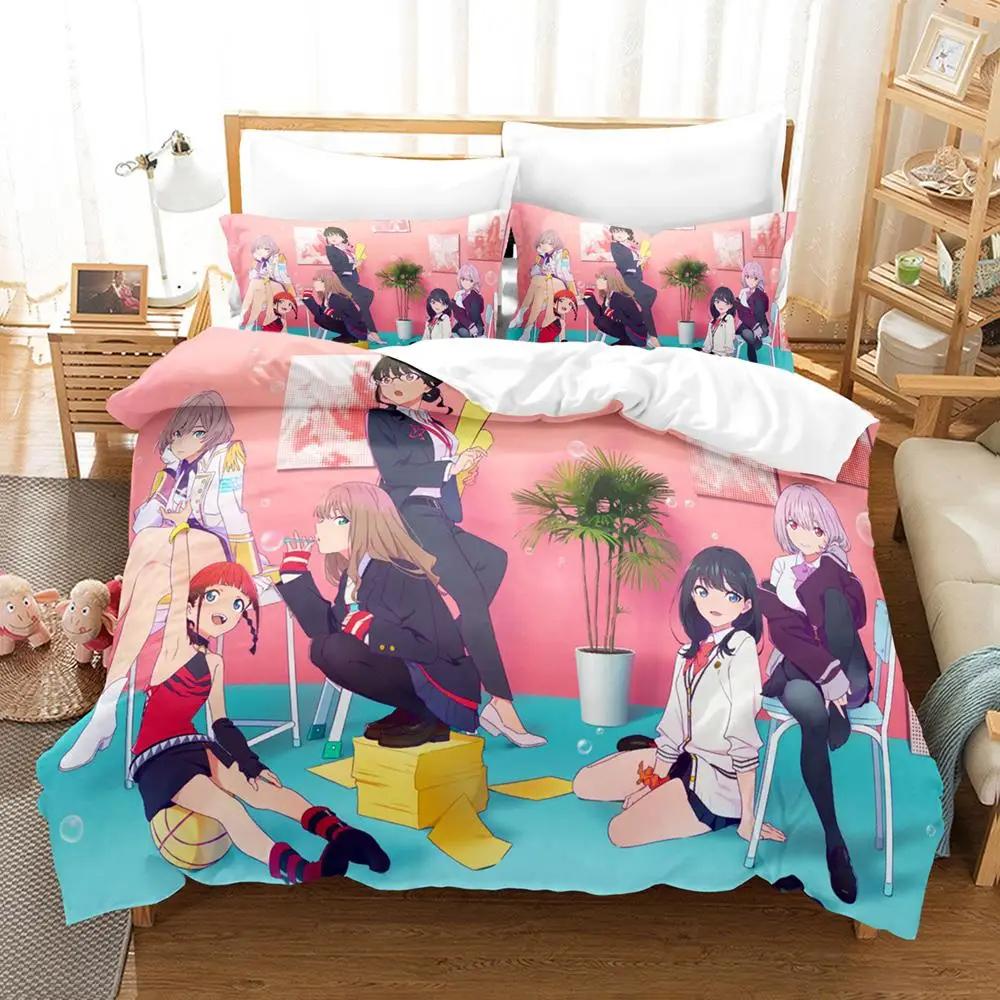 3d Print Anime SSSS.GRIDMAN Bedding Set Boys Girls Twin Queen Size Duvet Cover Pillowcase Bed Kids Adult Fashion Home Textile